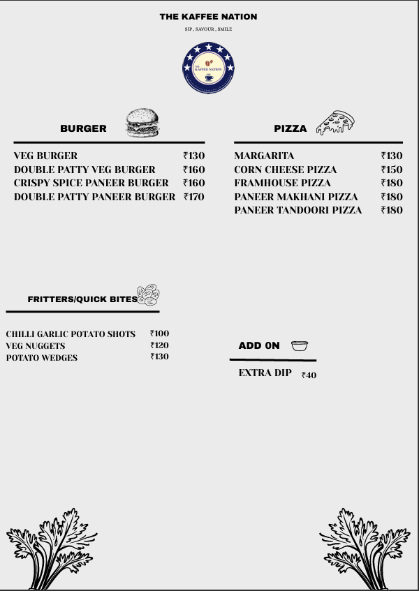 Menu Page 5